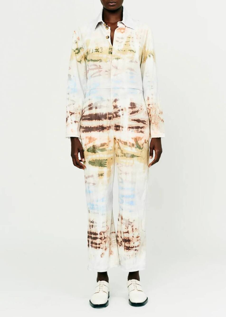 NEW RAQUEL ALLEGRA long sleeve union suit in tie dye